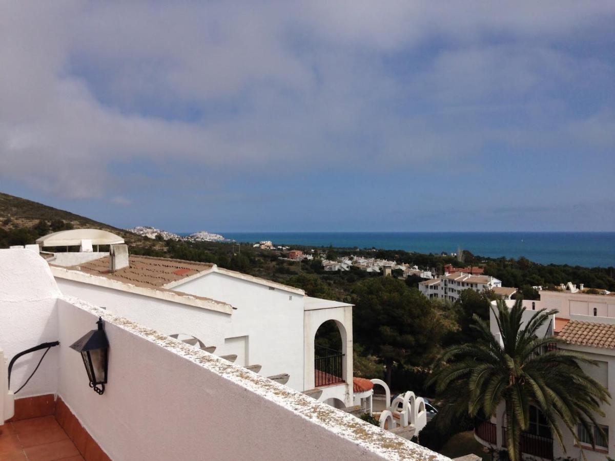 Apartamento Dos Terrazas, Vistas Al Mar. Piscina Peñíscola Eksteriør billede