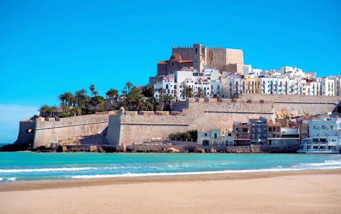 Apartamento Dos Terrazas, Vistas Al Mar. Piscina Peñíscola Eksteriør billede