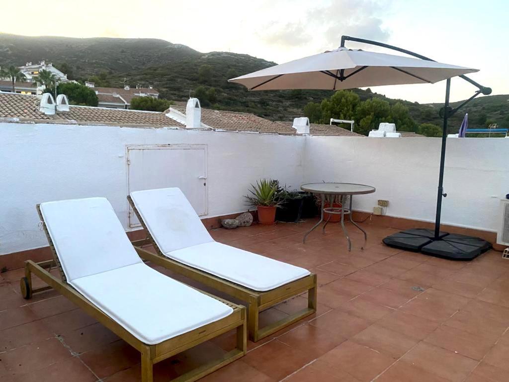 Apartamento Dos Terrazas, Vistas Al Mar. Piscina Peñíscola Eksteriør billede